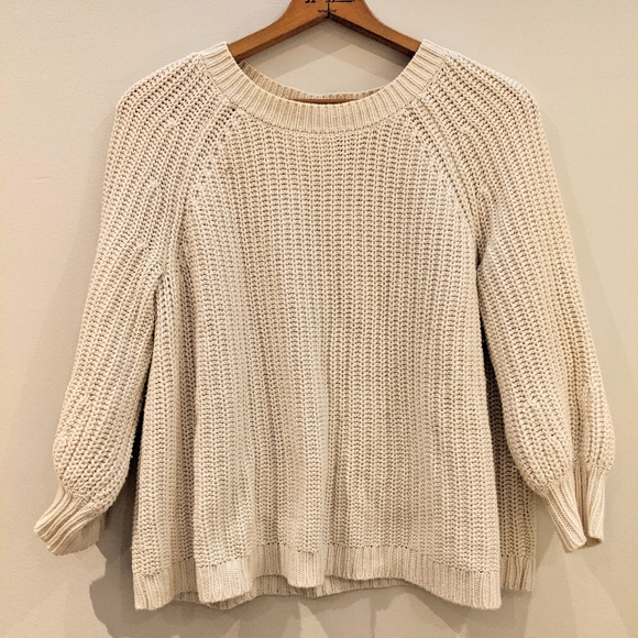 Cream Knit Sweater - Picture 2 of 3